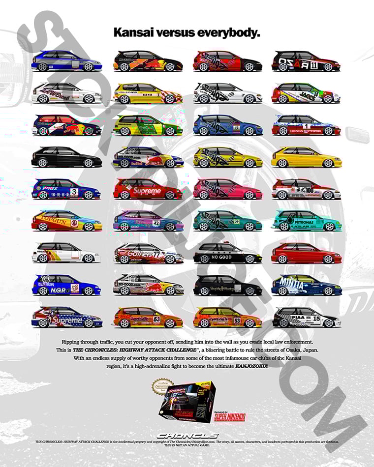 NEW VERSION 2* The Chronicles: Highway Attack Challenge 16-Bit